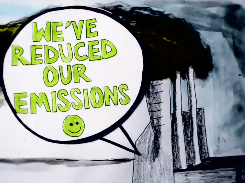 This allows even the worst polluters, motivated only by their own profits, to not only undermine the system, but be able to brag as if they are actually helping. 