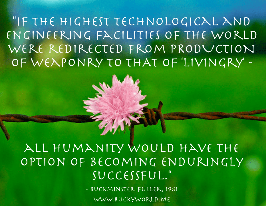 From Weaponry to Livingry: Are We There&nbsp;Yet?